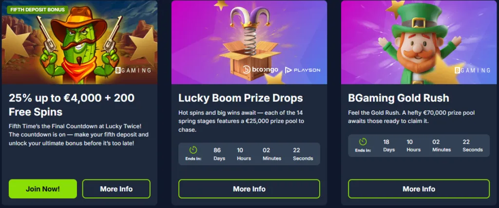 Generous Bonuses and Promotions